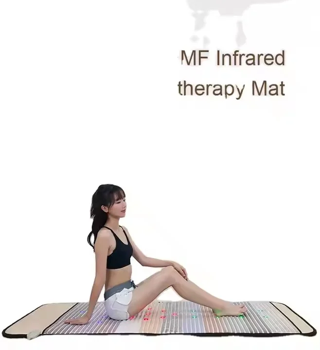 Red Light Therapy Full Body Pemf Mats With Far Infrared Heat Amethyst Tourmaline Jade Photon Mattress
