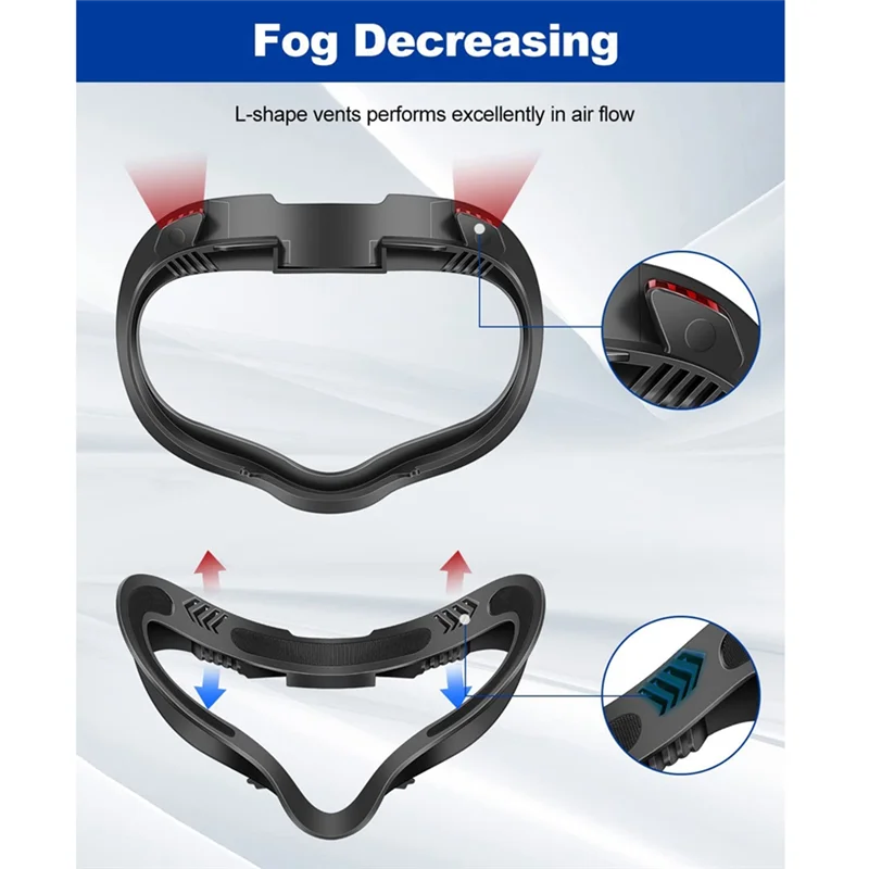 Adjustable Size VR Facial Interface Support Bracket Foam Pad For Oculus Quest 2 Interface Facial Pad 2 VR Accessories