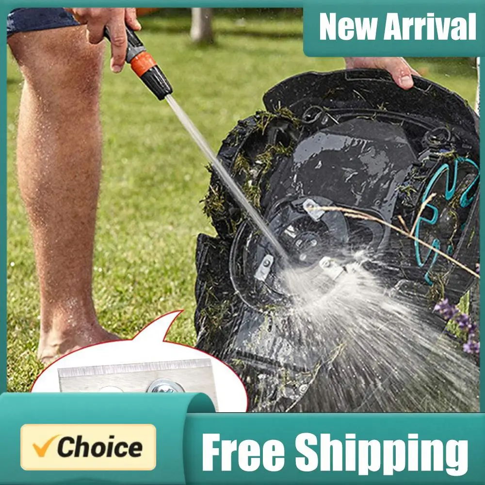 

36Pcs Metal Replacement Blades with Washers & Screw Lawn Cutting Blade Stainless Steel Mower Blade Set for Mammotion Luba Robot