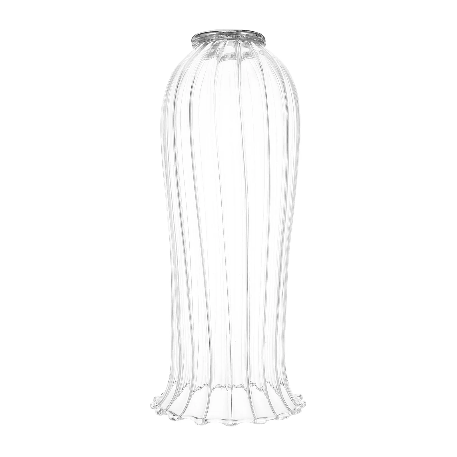 Sleek Clear Glass Lamp Shade Cylinder Hurricane Style for Candlelight Dinner Wedding Decor Lampshade for Table Wall Pendant