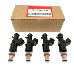 4 pcs 16450-RAA-A01 For Honda Accord CR-V elements 2004-2010 2.4L fuel injectors