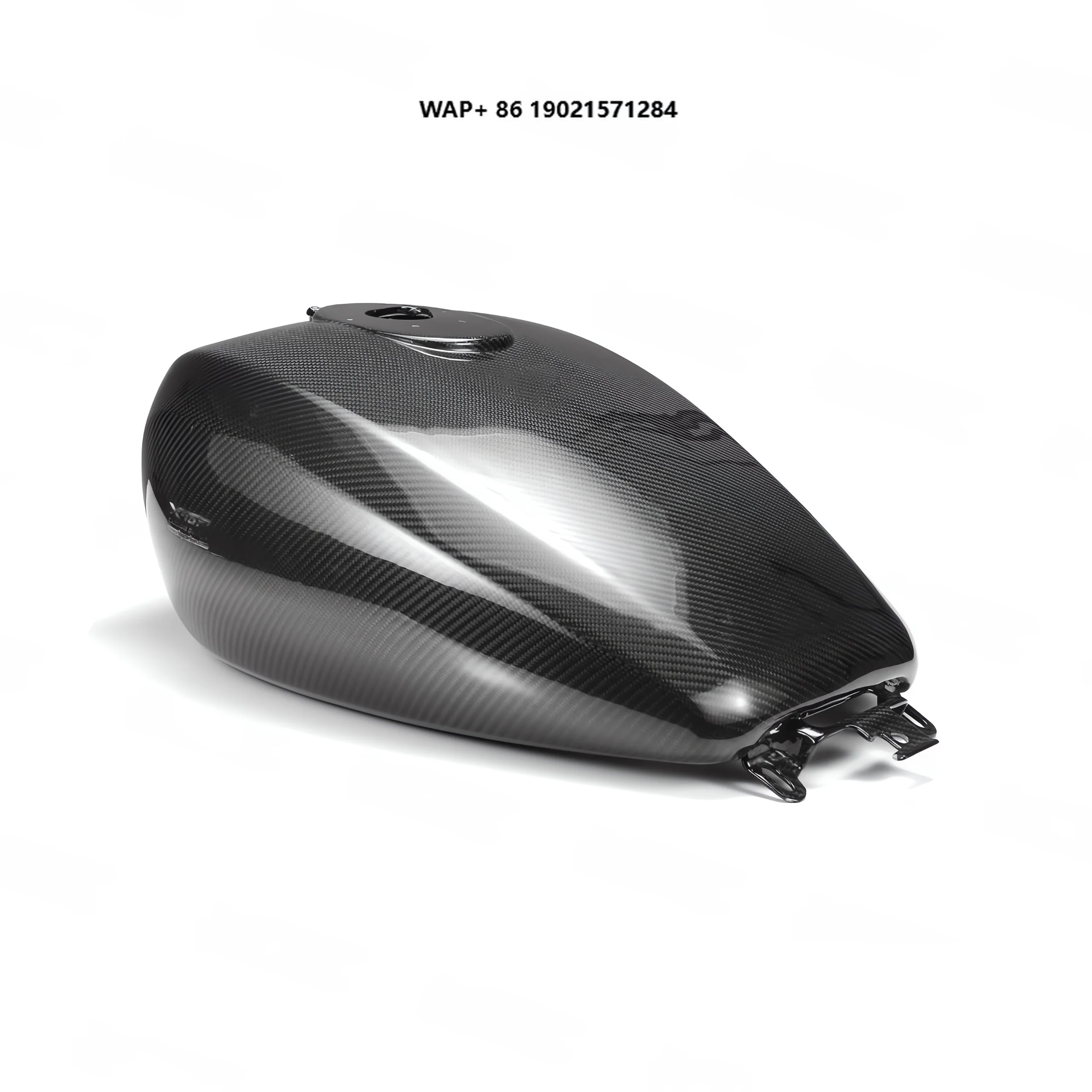 Motorcycle Forged Carbon Fiber Glossy Carbon Fiber Fuel Tank Cover for  Road Glide Street Glide 2023-2024