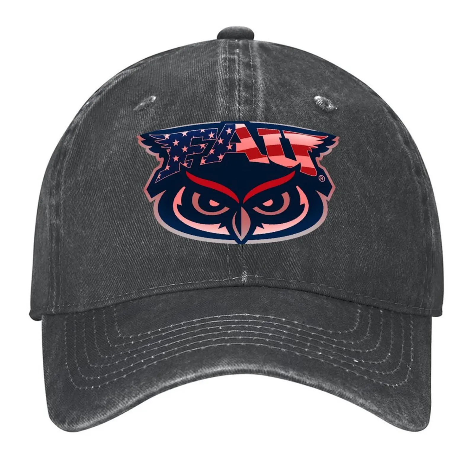 

Florida Atlantic University FAU Owls Logo T-Shirt Baseball Cap beach hat winter hats for men Men's Women's