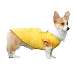 Welsh Corgi Dog Clothes Winter Pet Coat Outfit Poodle Schnauzer Dog Jacket Garment Waterproof Clothing for Dog Costume Dropship