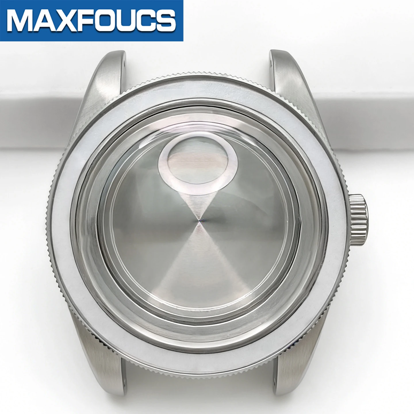 Retro Black Bay Style Uhrengehäuse MOD SKX NH34 NH36 SKX007 mit 3-Uhr-Krone, Saphirglas und individuellem Gehäuseboden – Zubehör – Detail 11