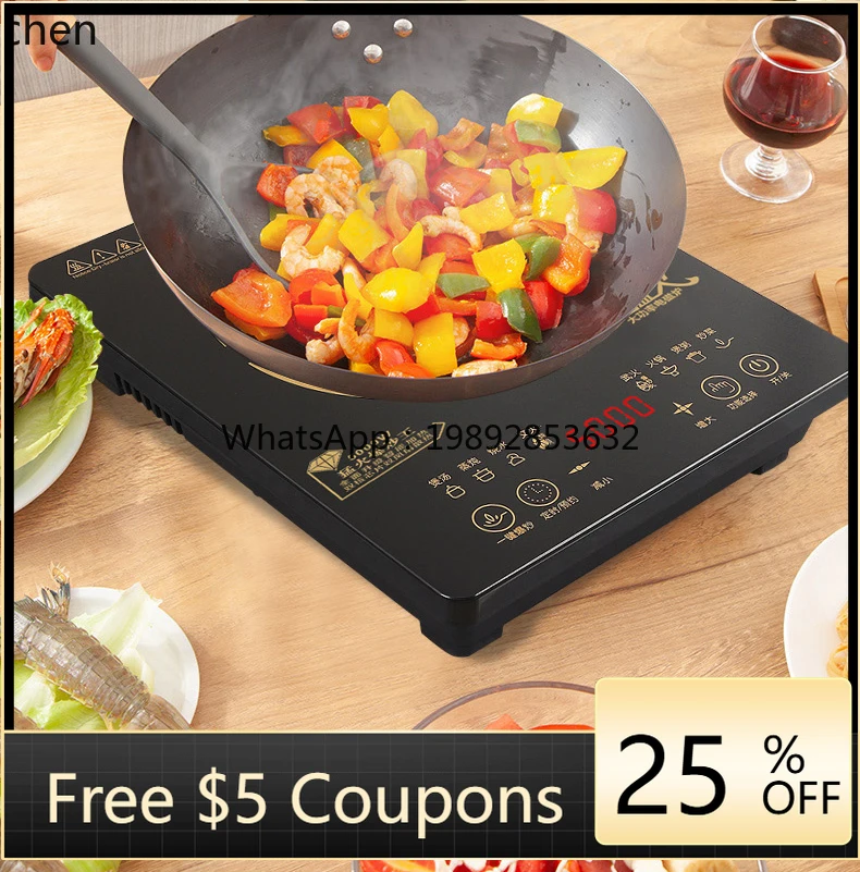 

Бытовая индукционная плита AB, мощная, пожарная, жарка, интеллектуальная, энергосберегающая, встроенная, водонепроницаемая