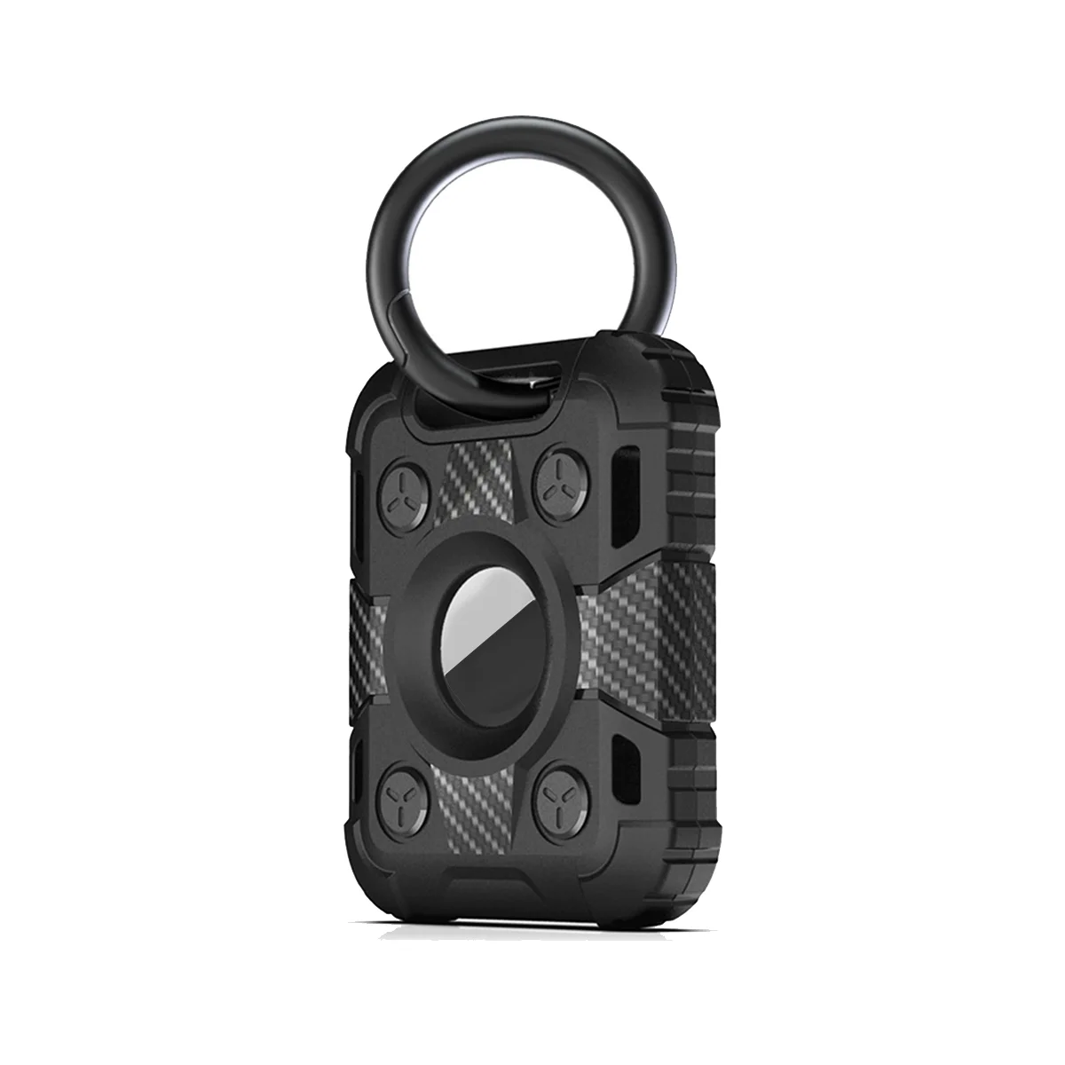 For Airtag Locator Soft Silicone Protective Case with Keychain GPS Anti-Lost Shockproof Cover