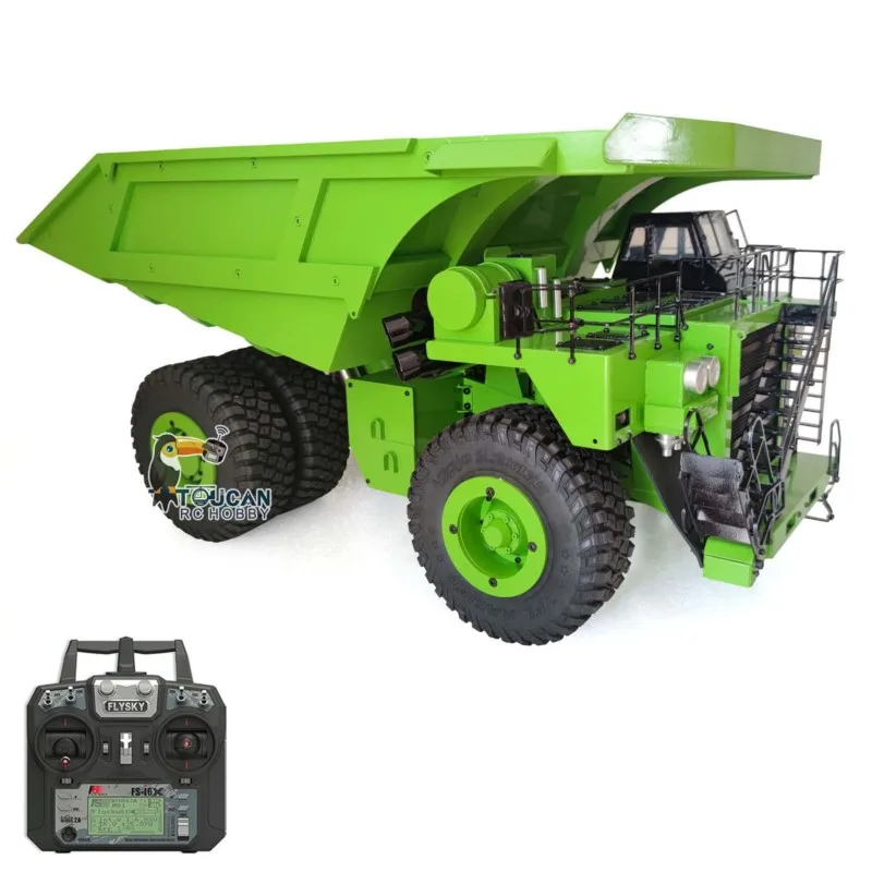 الهدايا اللعب المعدنية 1/20 793D RC شاحنة الألغام الهيدروليكية سيارة قلابة الطوقان رسمت الانتهاء نموذج I6X أضواء الراديو للبنين TH21469