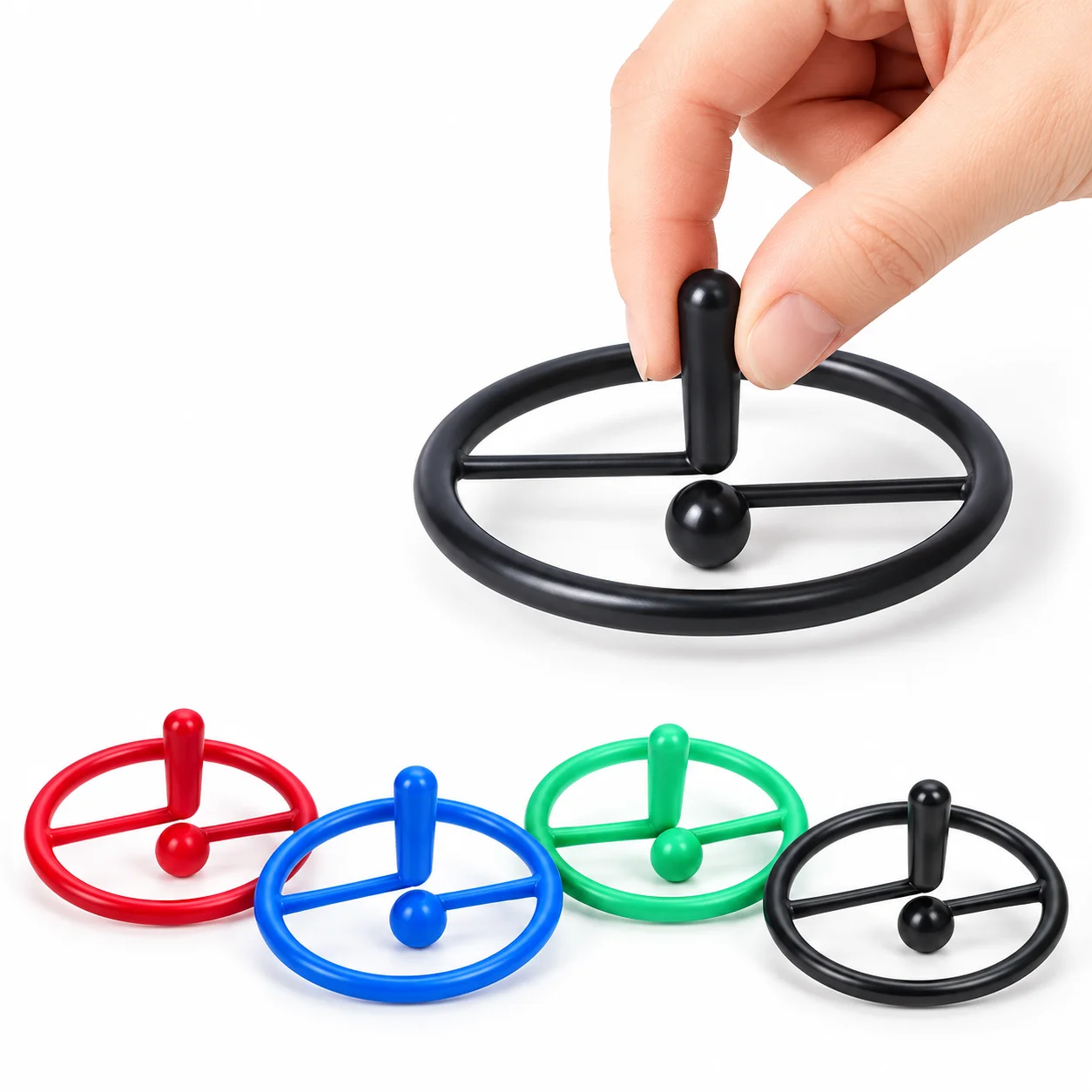 2 or 4 PCS Fidget Spinner Creative Symbol Gyro Spinning Top Fingertip Stress Relief Sensory Desk Toy Party Favor Gift for Adults