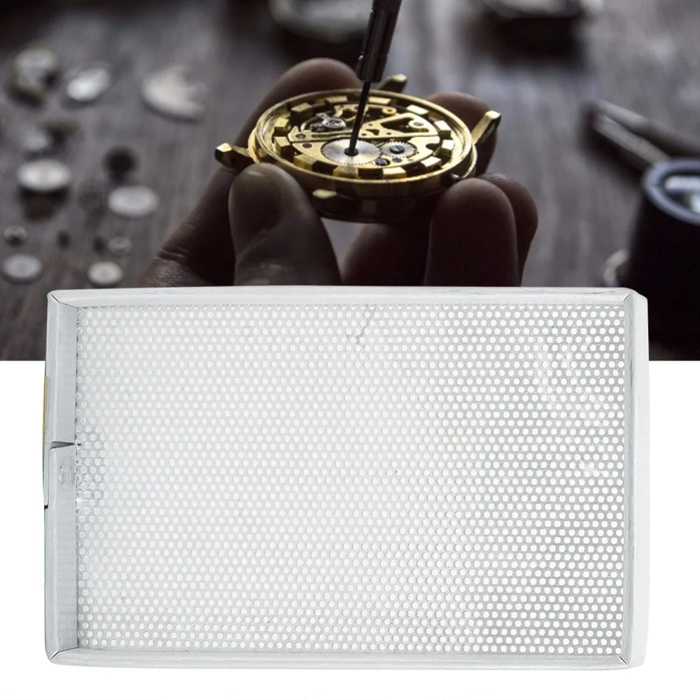 Rectangular shape Watch Parts Drying Tray Fine mouth design Dedicated for parts Watch Repair Drying Plate Lightweight portable