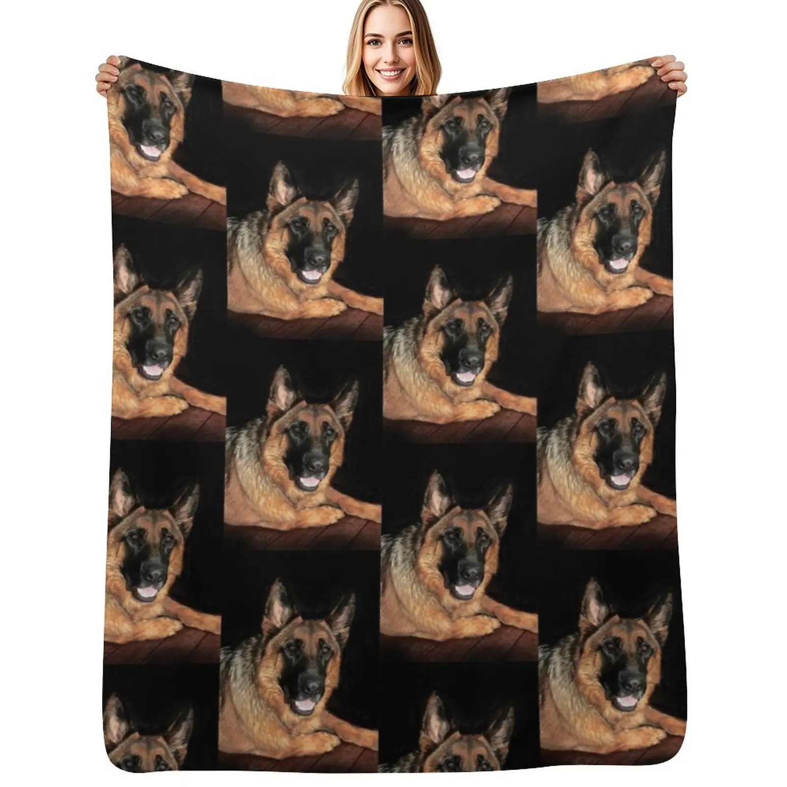 

Shepherd Lovers Throw Blanket Cozy Microfiber Throw Blanket for Home Bedroom