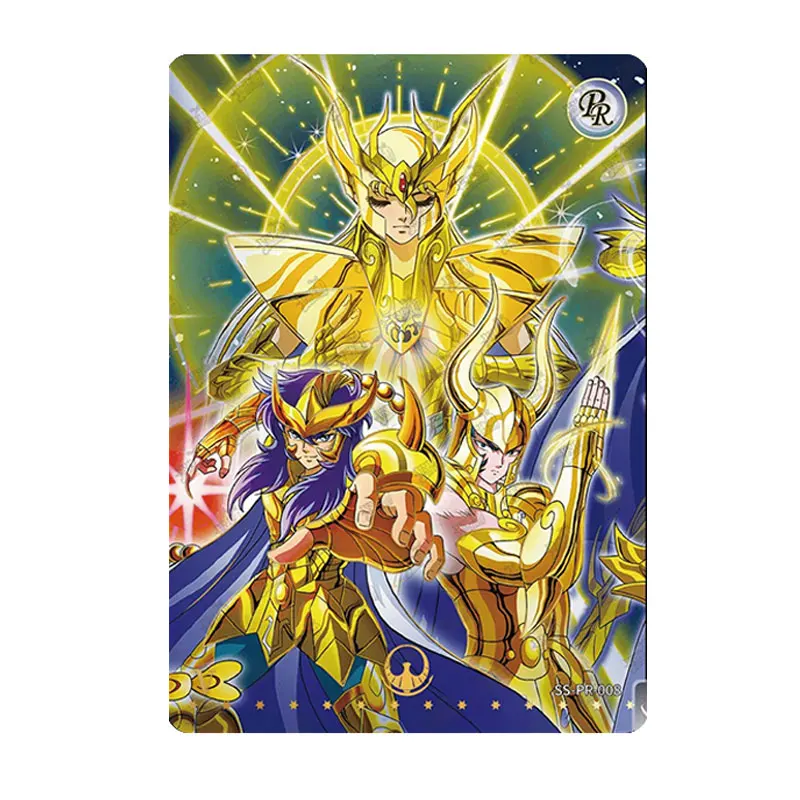 KAYOU Genuine Gold Saint Seiya Activity Card PR(001-015)  Athena Awakening of The Holy Clothes Seiya Anime Rare Collection Card