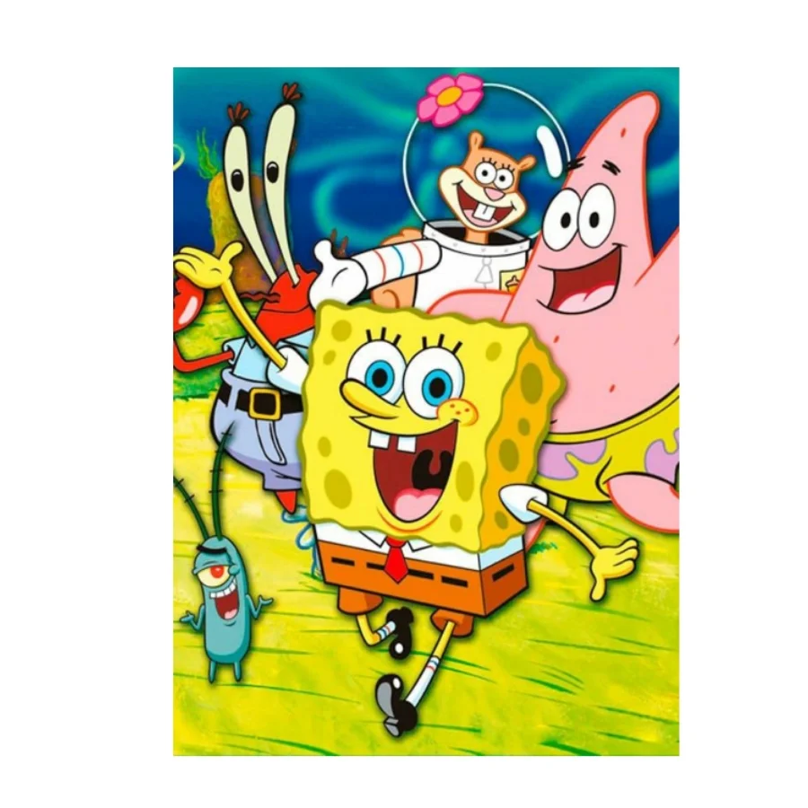 Spongebob Squarepants Patrick Star Legpuzzels Karton/houten puzzels van 108/200/300/500/1000 stukjes voor volwassenen Familiespellen