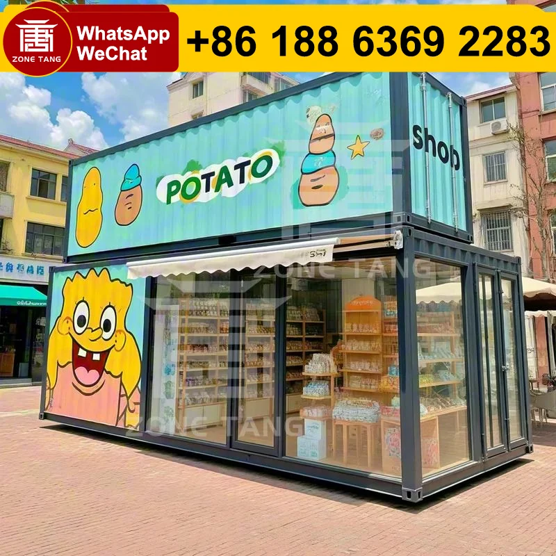 

Hot Sale Prefabricated House 20ft Container Cheap Manufactured Homes 20/40FT Customize Design Factory Price Prefab Home Modular