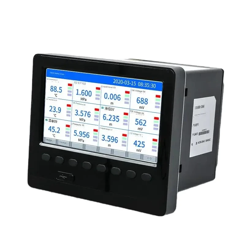 MIK-R6000C 48 channels Paperless Recorder Temperature, Humidity, Pressure, Power, Low Energy Recorder