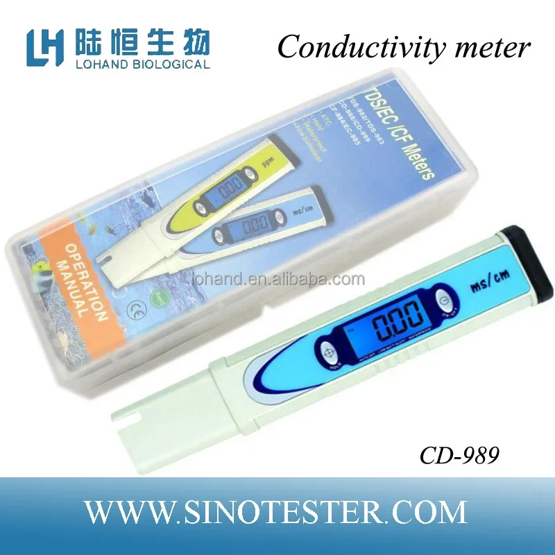 Draagbare Digitale Geleidbaarheidsmeter Voor Watertestapparatuur