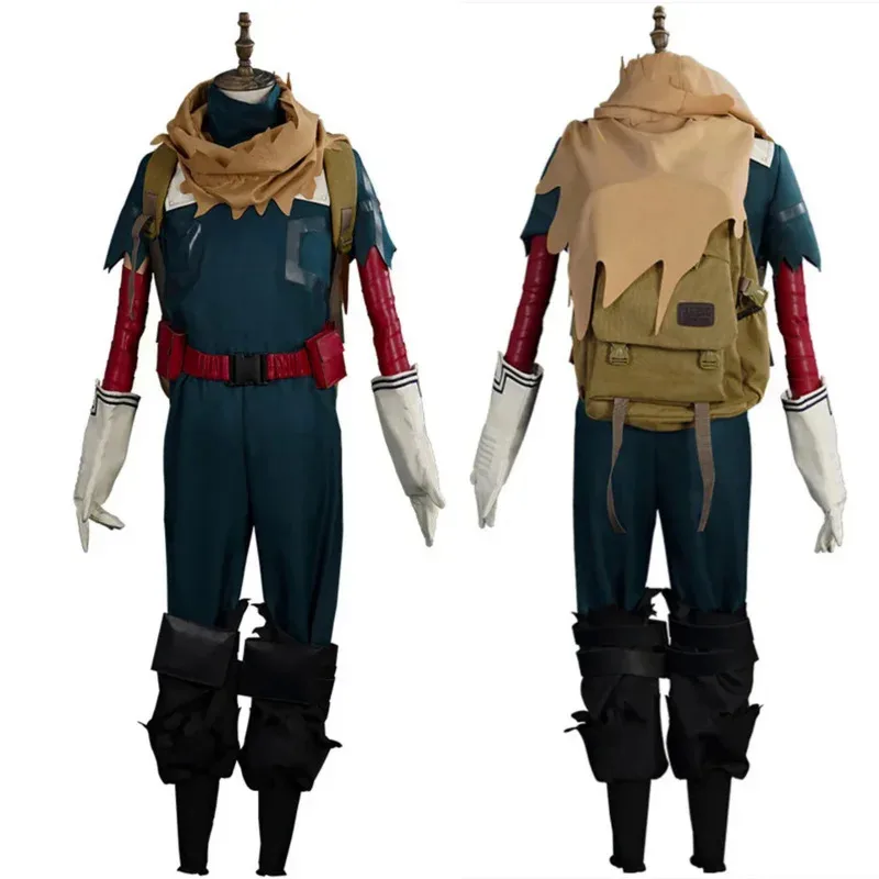 

Anime My Hero Cosplay Academia Midoriya Izuku Cosplay Costume Wig Adult Men Pants Coat Belt Wig Suits Halloween Costume