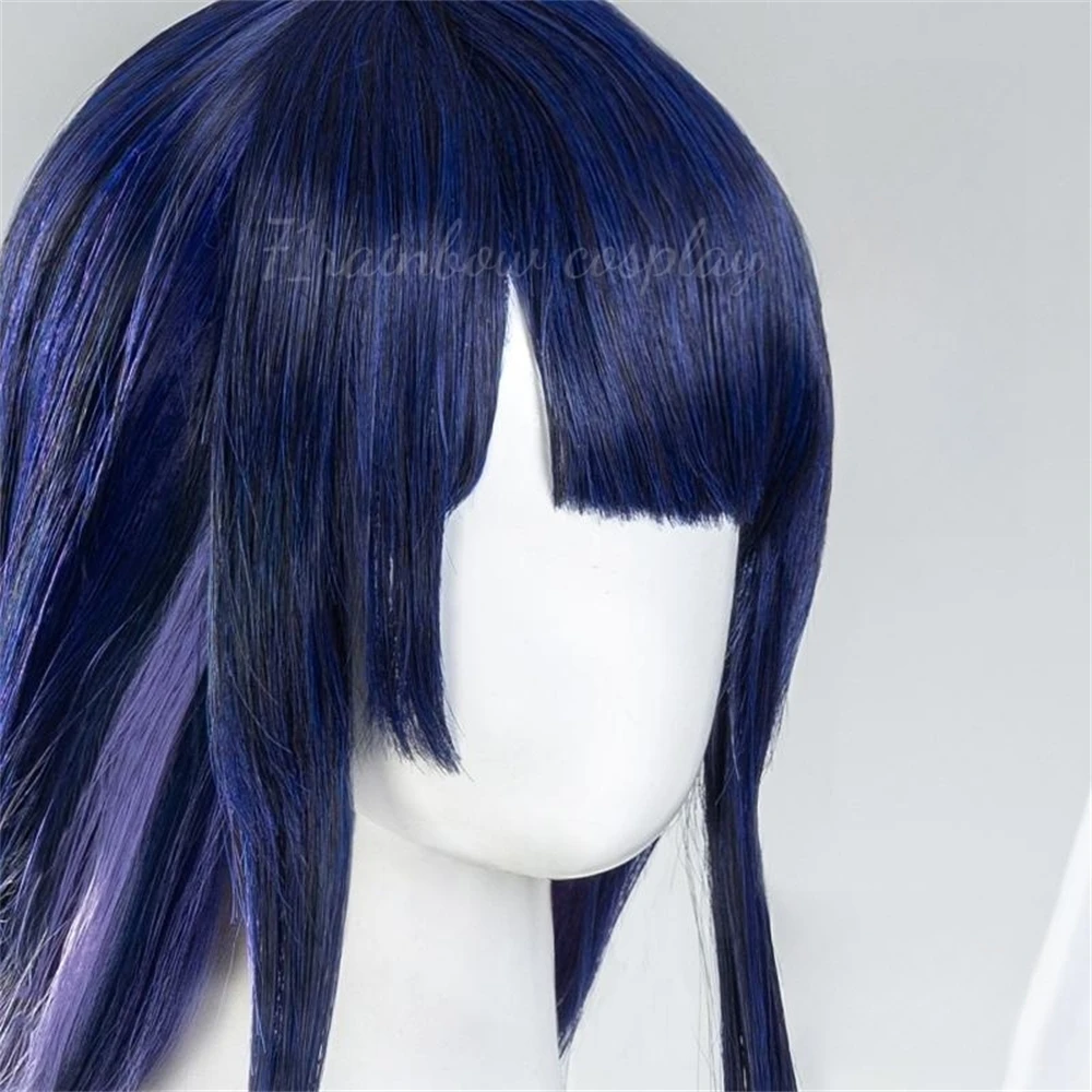 Perruque cosplay Raiden Shogun Beelzebul, Genshin Impact