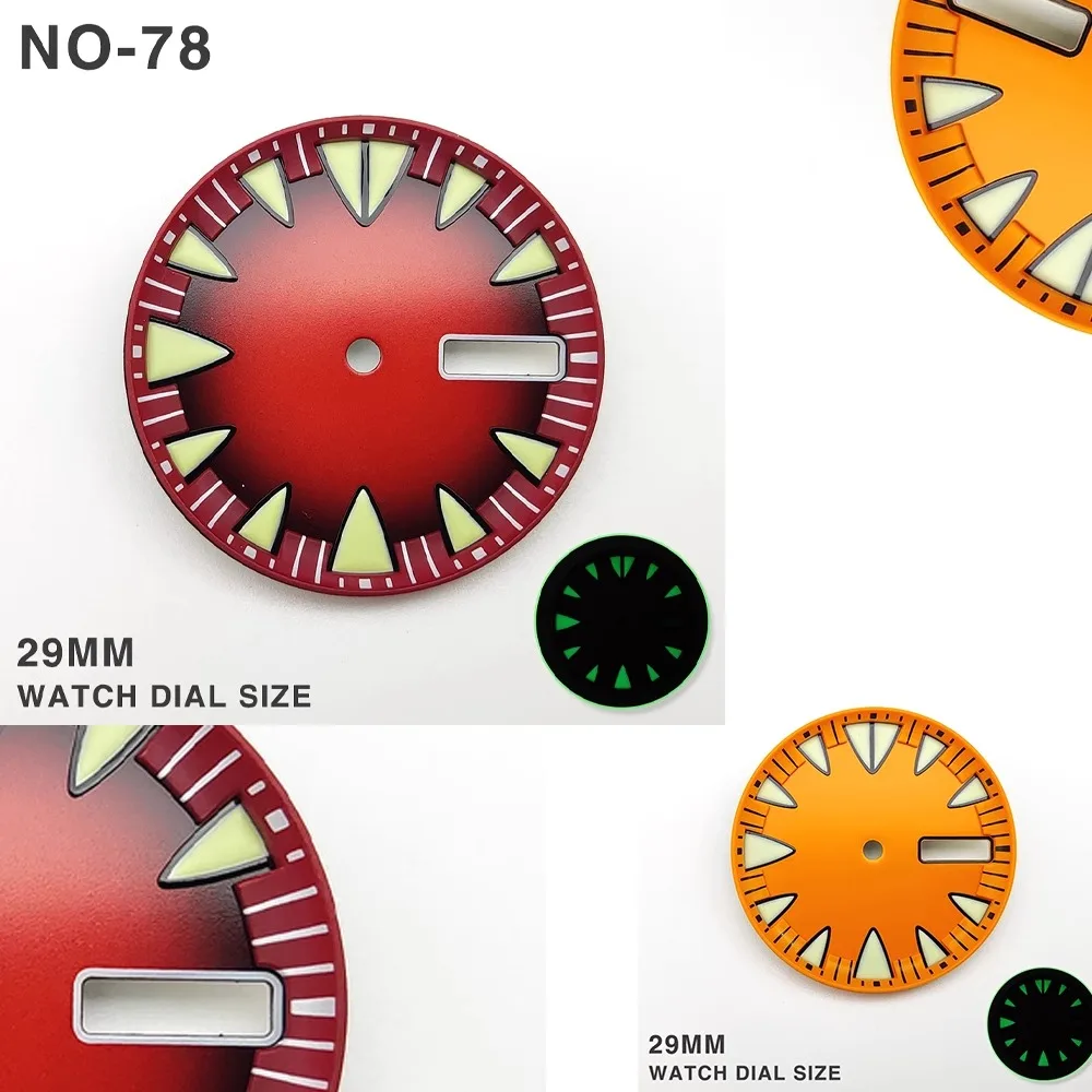 29MM Retrofit Parts NH36 Dial Luminous The watch literally fits the NH36/4R movement