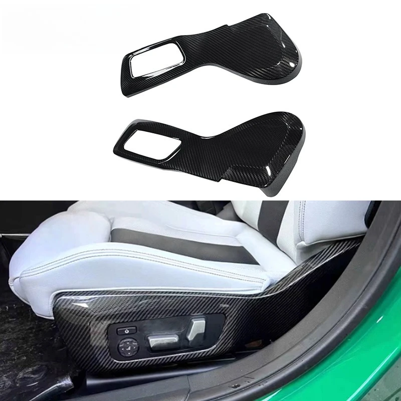Dry carbon fiber seat side panels modified seat side patch upholstery