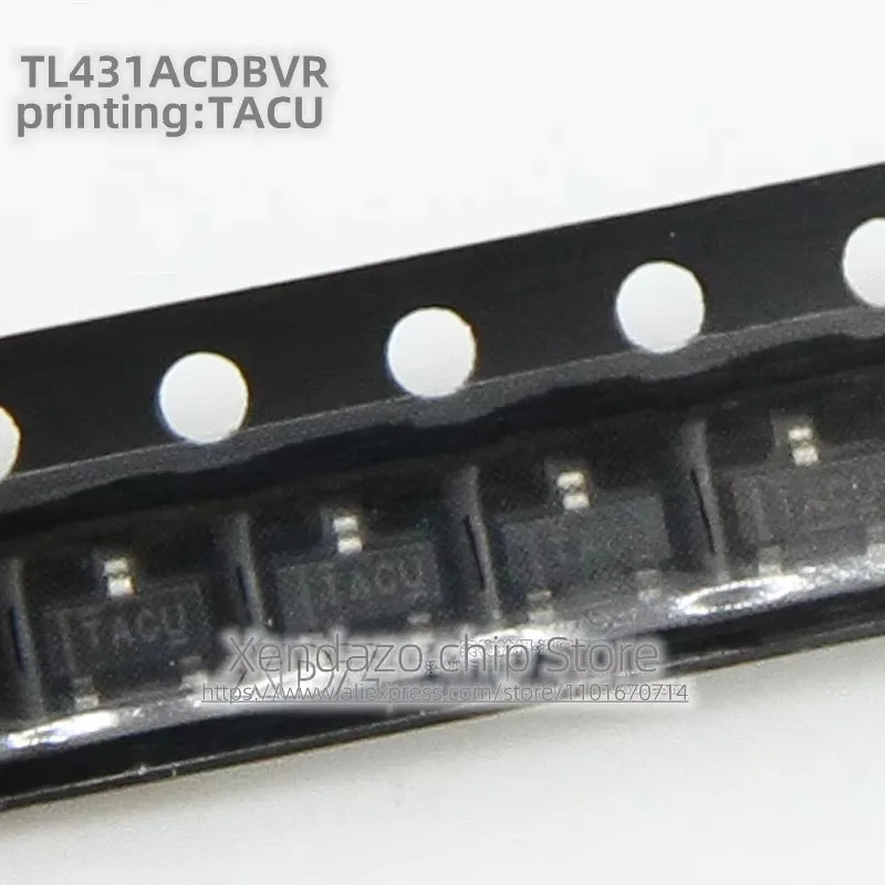 10pcs/lot TL431ACDBVR TL431A Silk screen printing TACU TA** SOT23-5 package Voltage regulator chip