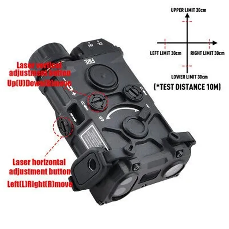 Tactical OGL Nylon IR Strobe Red Green Blue Laser LED White Light WADSN Flashlight With Pressure Switch Hunting Accessories Set image 2