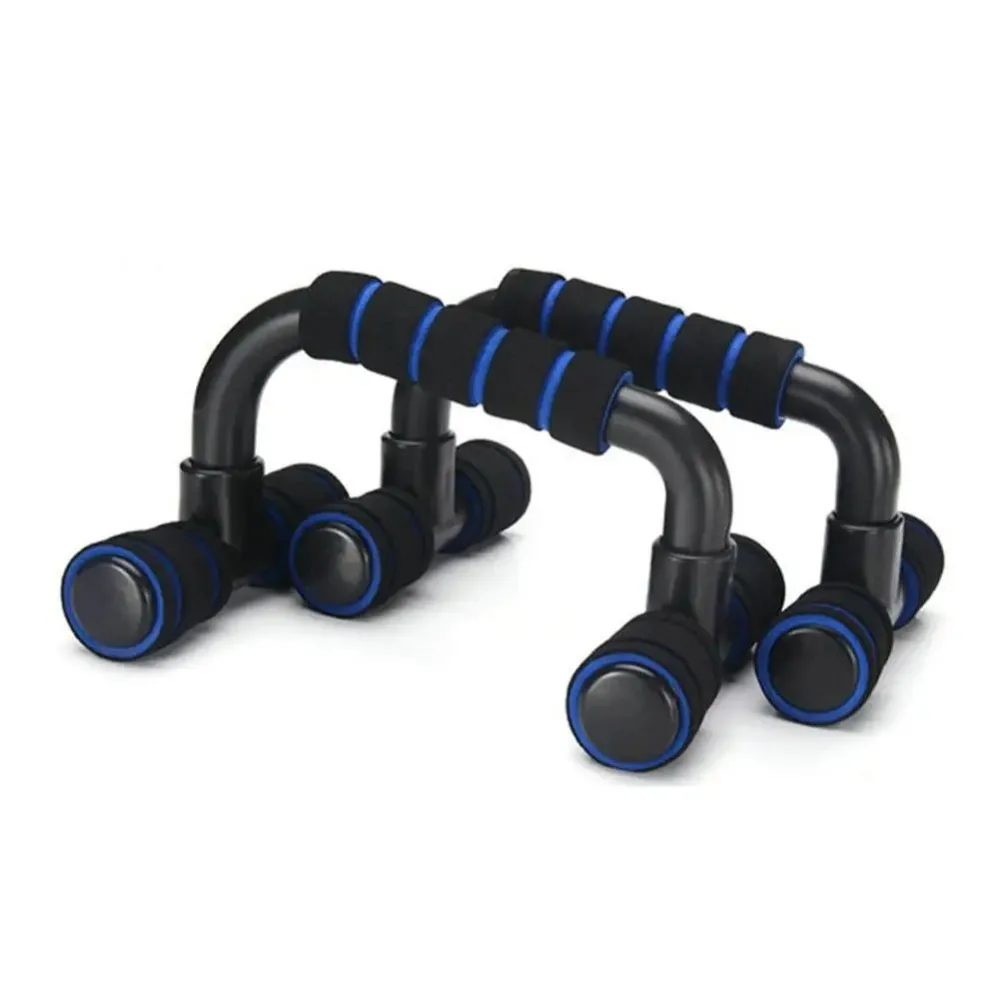 1 Pair of Gymnasium Exercise Non-slip Push-up Stand H-shaped Strong Push-up Support Stable Durable Pushup Bars Strength Training