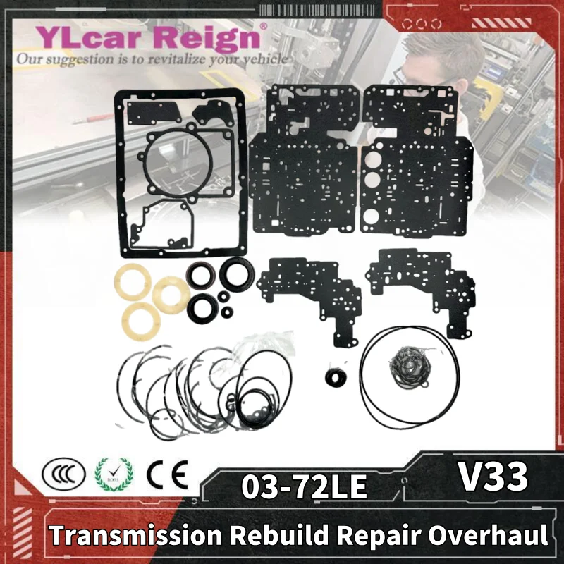 

V33 03-72LE 03-71 KM148 Automatic Transmission Gearbox Rebuild Repair Overhaul Kit Seals Gasket O-rings for MITSUBISHI Pajero