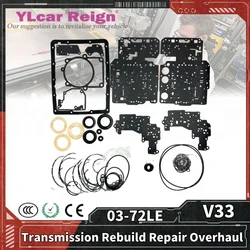 V33 03-72LE 03-71 KM148 Automatic Transmission Gearbox Rebuild Repair Overhaul Kit Seals Gasket O-rings for MITSUBISHI Pajero