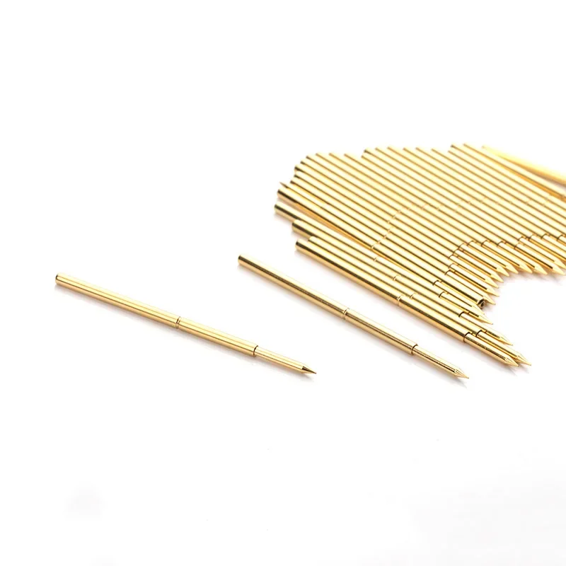 テスト用の金メッキテスト針、全長33.35mm、1.36mm、PA100-B、100個