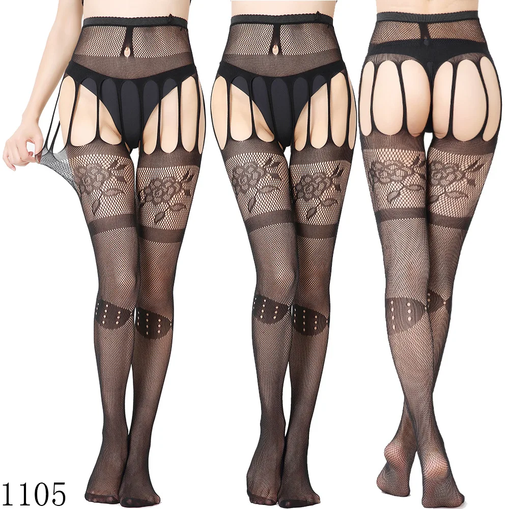 Women Sexy Stockings Garter Belt Thigh High Stockings Erotic Lingerie Fishnet Stockings Tights Pantyhose Dropshipping Wholesale