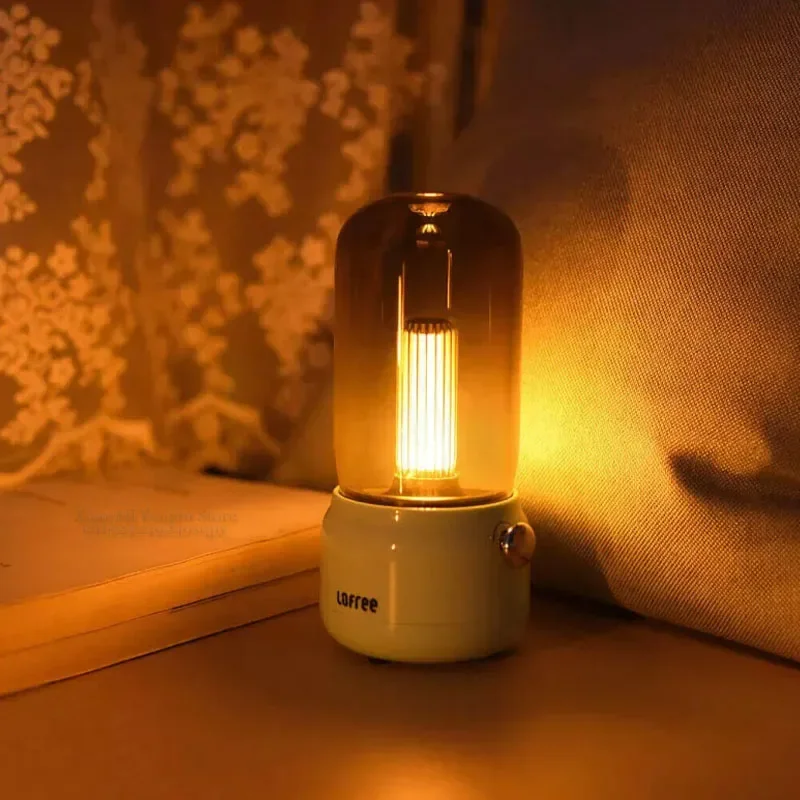 Youpin Original Lofree CANDLY Retro Light USB Charge Stand Two Light Modes Warm As Ever Warm Surrounding Feeling Dropship