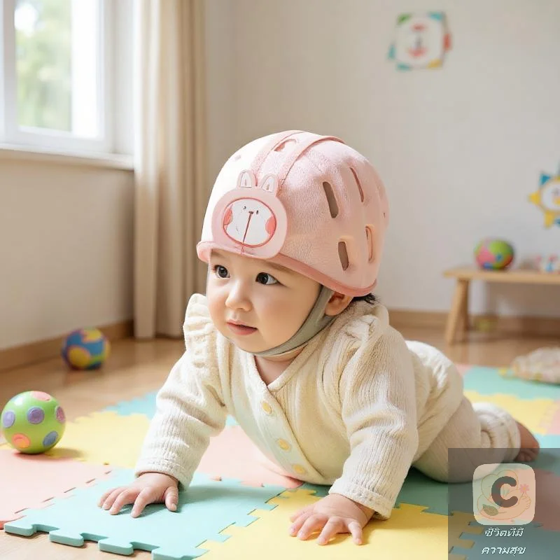 Baby Head Safety Bonnet 1Pcs | Protective Helmet for Toddlers Crawling and Walking; Infant's Cushioned No-Bump Bumper