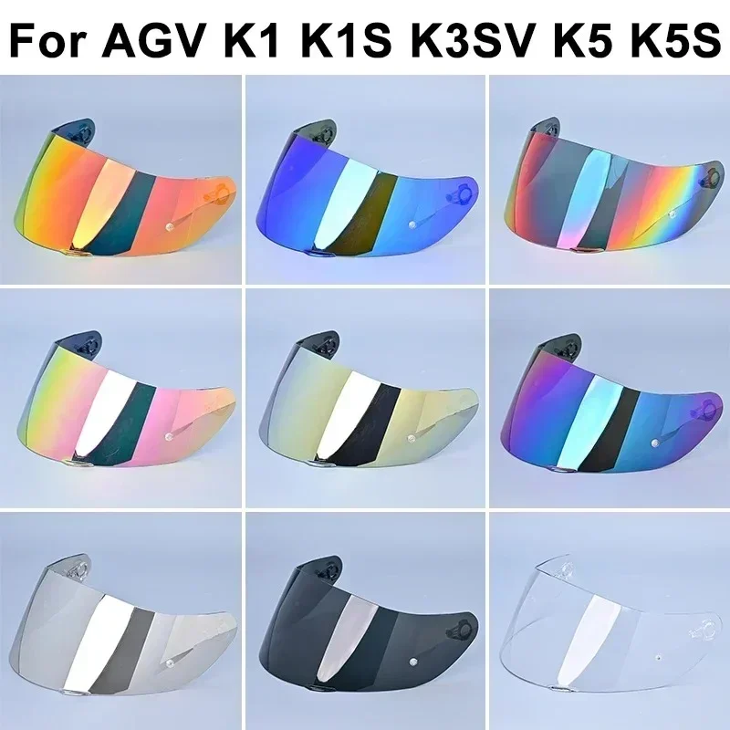 K5 Helmet Visor Shield for AGV K3SV K1 K5 K5S High Strength Sunscreen Capacete Windshield Uv-cut Lens Casco Moto Accessories