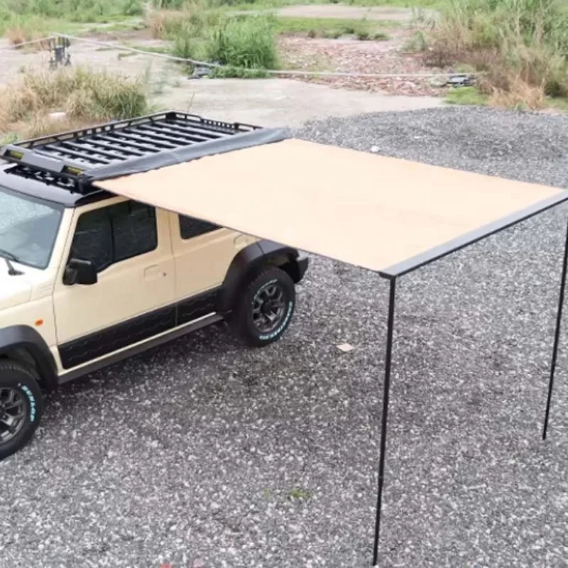 Easy Install Full Aluminum Roof Platform Rack + Hard Shell Roof Top Tent Combo