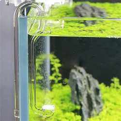 Glass CO2 Diffuser Transparent Atomizer U-shape R-shape for Planted for Tank Easy to Use Aquarium Accessories Y5GB