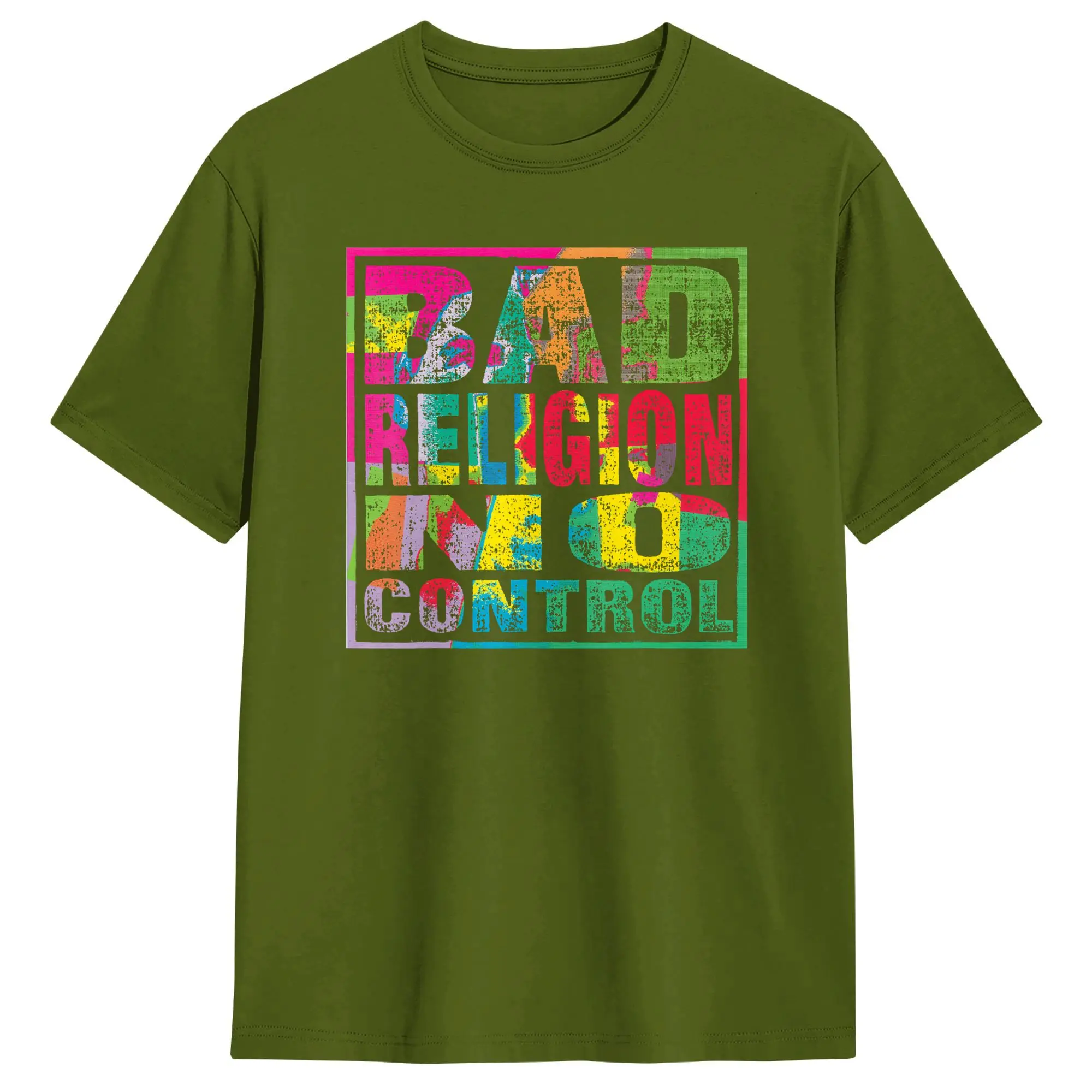 Bad Religion No Control T Shirt Trending T-Shirts Short Sleeve