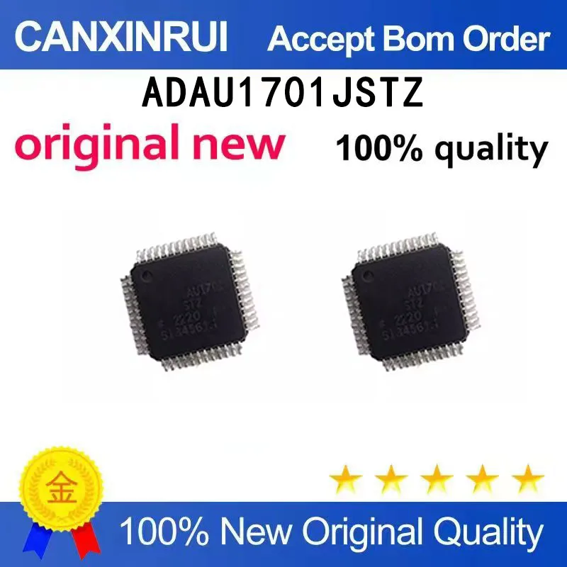 

(5-100 PCS) Brand new original ADAU1701JSTZ ADAU1701 audio processing chip IC LQFP-48