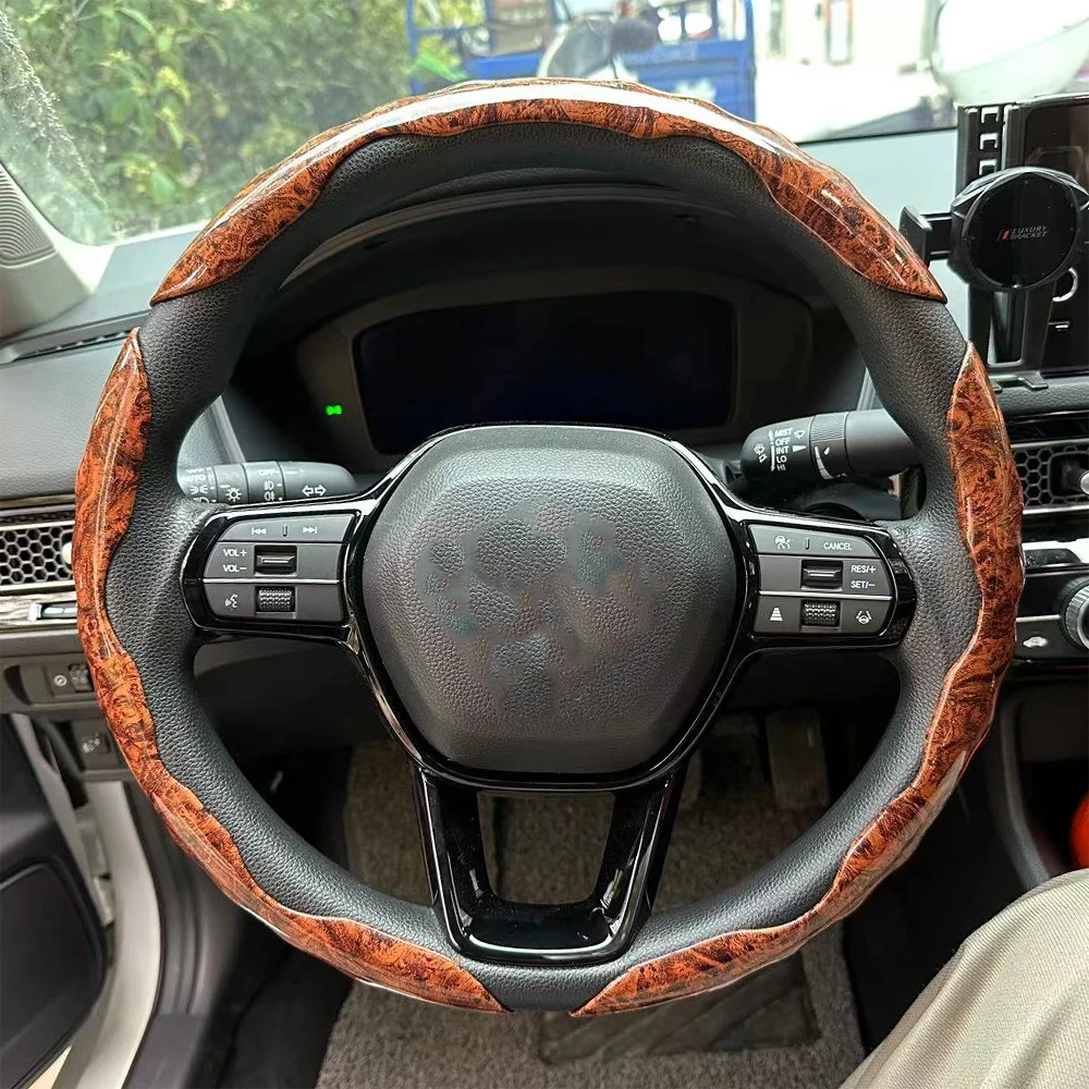 For Audi A1 A3 A4 A5 A6 A7 A8 Q3 Q5 Q7 S3 S4 S5 SLine b9 b8 d3 c7 8v b6 b7 8p 8i 8t Emblem Car steering wheel cover Accessories