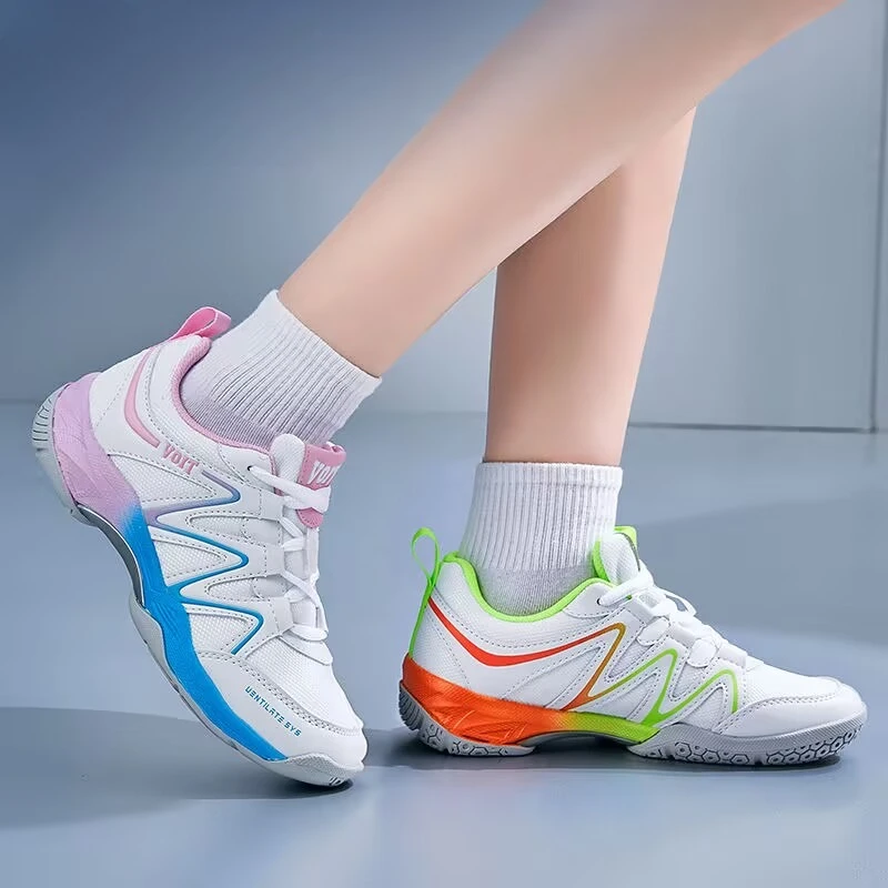 Ультралегкая сетчатая пара обуви для настольного тенниса, амортизирующая и дышащая мужская спортивная тренировочная обувь, противоскользящая обувь для бадминтона