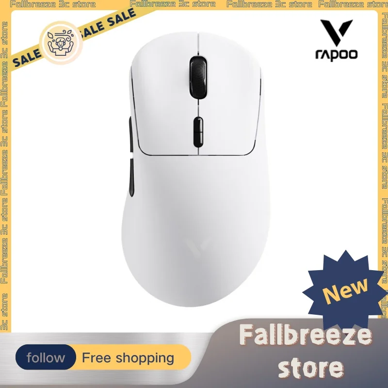 

Rapoo VT3 2nd Generation Mouse Tri Mode Wireless Mouse Custom Paw3950 Ultimate 8000Hz Ergonomic Gaming Mice PC Gamer Accessory