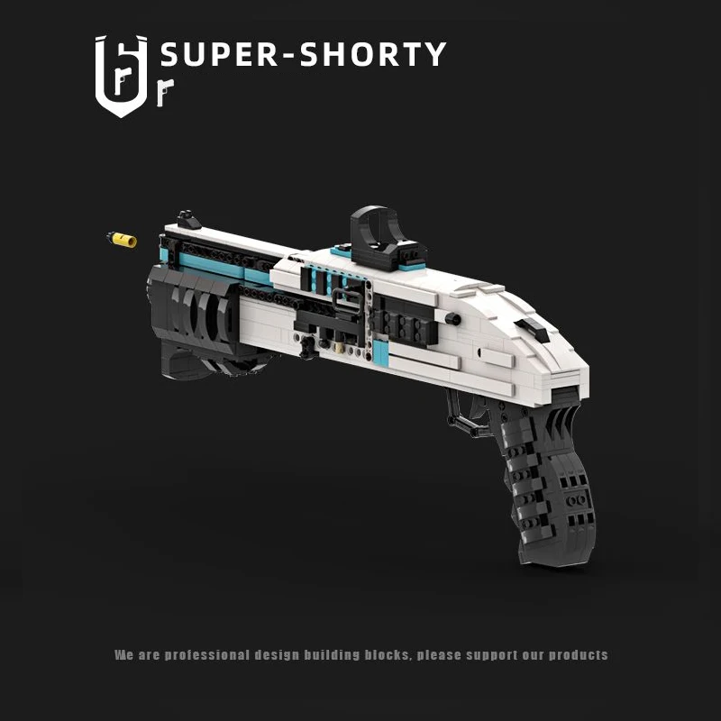 1200 قطعة نموذج بندقية انبعاث التقنية اللبنات MOC سلاح البناء الطوب مجموعة قليل لتقوم بها بنفسك اللعب هدية للطفل الكبار #5