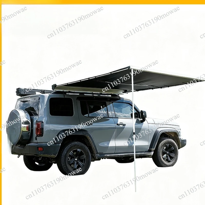 Aluminum alloy hard shell with light canopy side tent awning camping