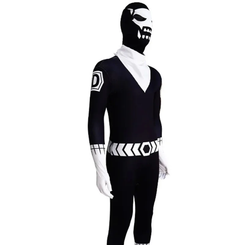 Anime Go Go Loser Ranger Cosplay Fighter D Cosplay Costume Ranger Reject Sentai Daishikkaku Hibiki Sakurama Halloween Mask Suit