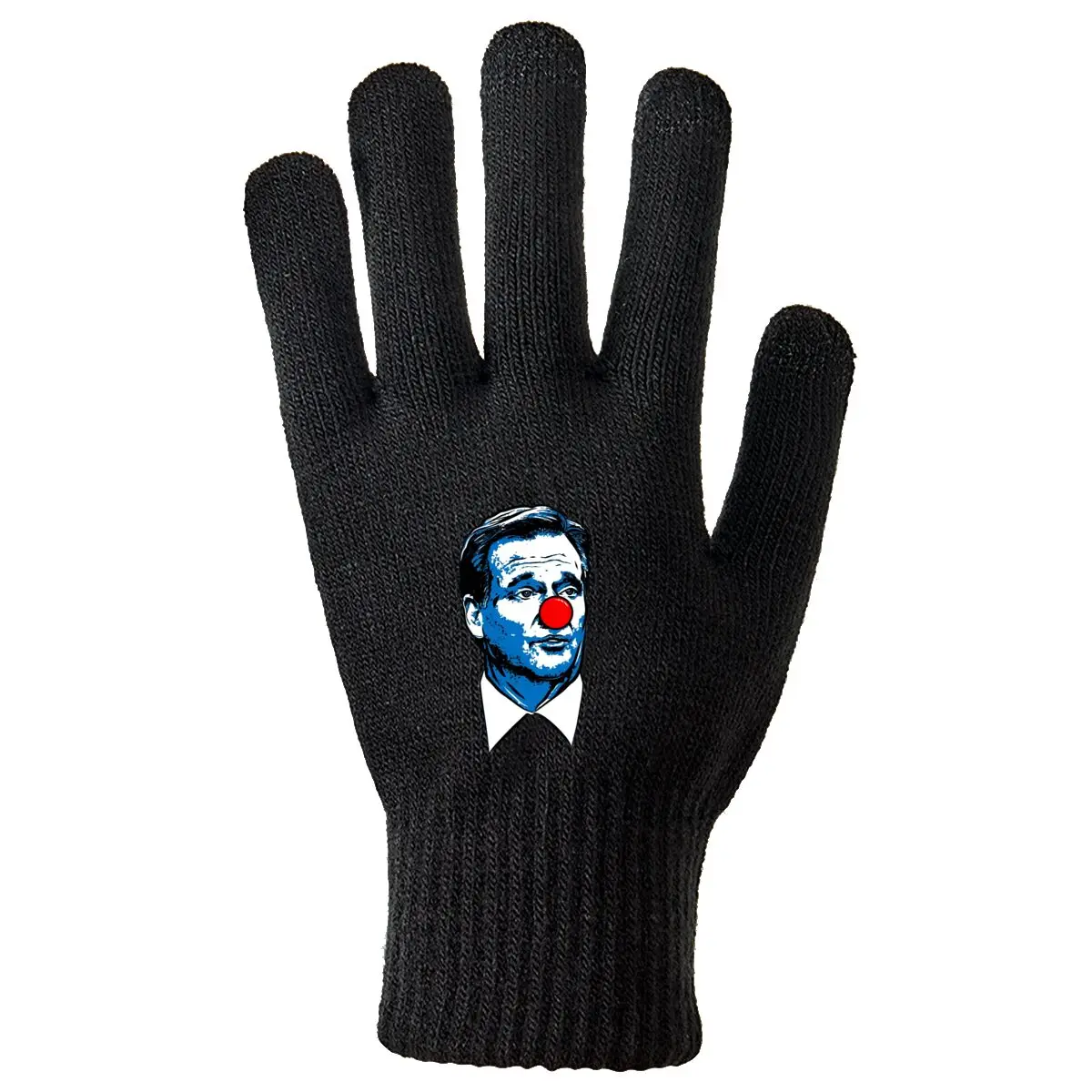 

Мужские забавные и химерные мужские и женские уличные морозостойкие перчатки с красным носом, теплые противоскользящие перчатки