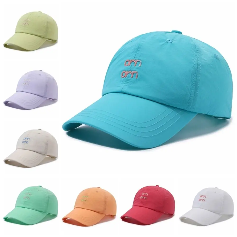 

Breathable Baseball Hat Fashion Adjustable Quick Drying Adult Visor Cap Letters Print Sports Cap Men