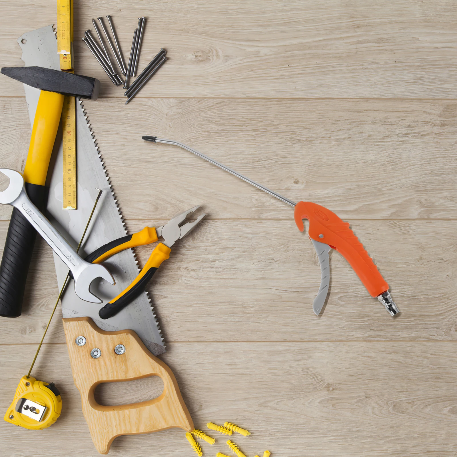 

Pneumatic Dust Collector Blower Set High Tools Extended Nozzle Cleaning Supplies Compressor Attachment