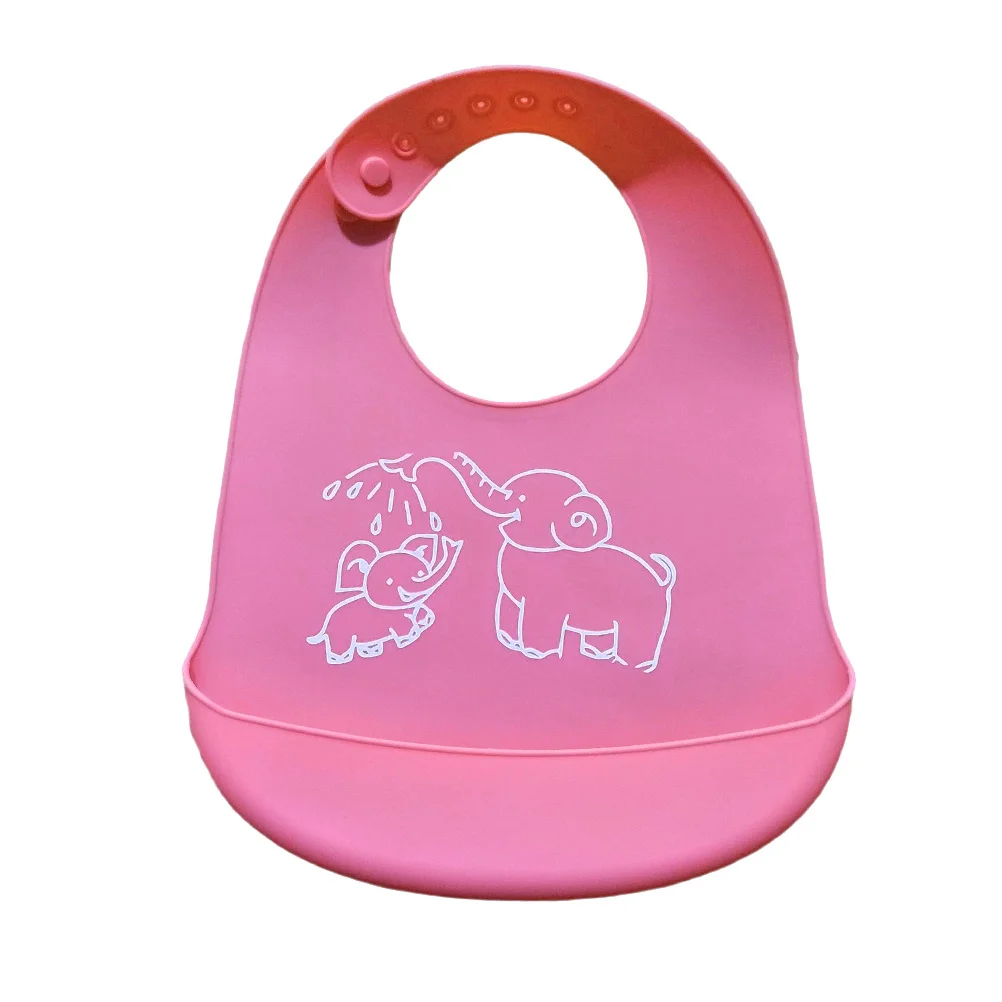 

Водонепроницаемые детские нагрудники для защиты одежды, слюнявчики с отверстием, силиконовый самомультяшный узор, регулируемый размер