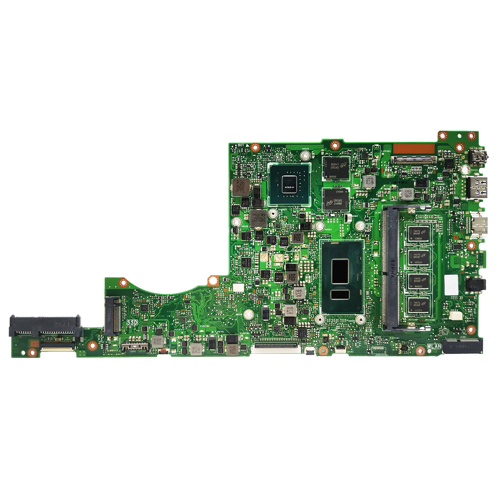 X441UN Mainboard X411UV X411UQ S4000V S4200V A411U K411U F411U Laptop Motherboard CPU I3 I5 I7 7th/8th Gen 4G/8G-RAM