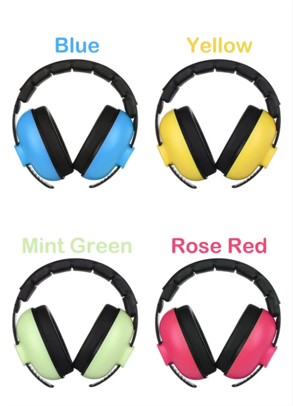 Crianças defensores fone de ouvido recém-nascidos crianças protetores de ouvido redução de ruído protetor auditivo earmuffs